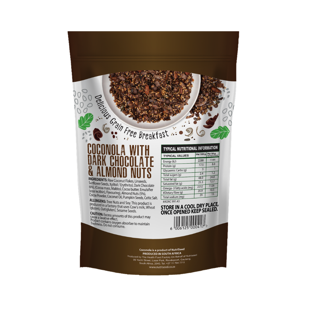 COCONOLA -Dark Chocolate & Almond 300g