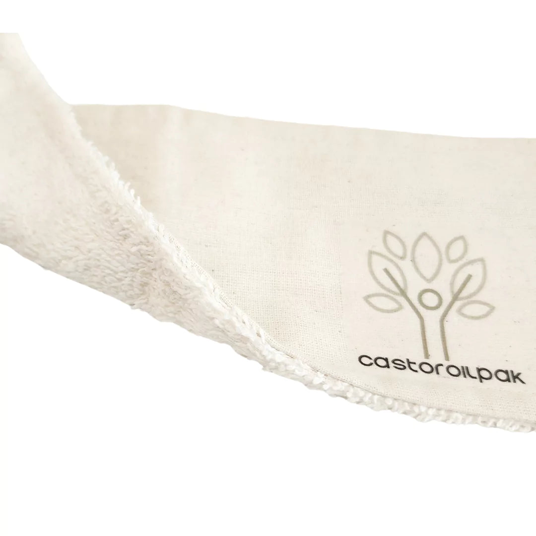 Castor Oil - Thyroid / Neck Compress (28 x 10 cm)