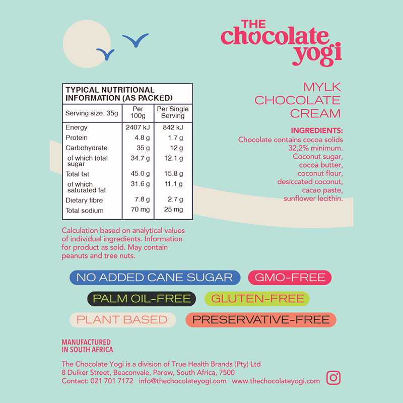 Chocolate Yogi Mylk Chocolate Cream 35g