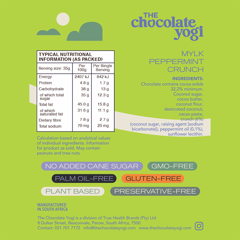 Chocolate Yogi Mylk Peppermint Crunch 35g