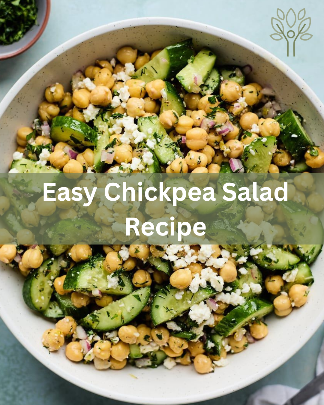 Easy Chickpea & Feta Salad