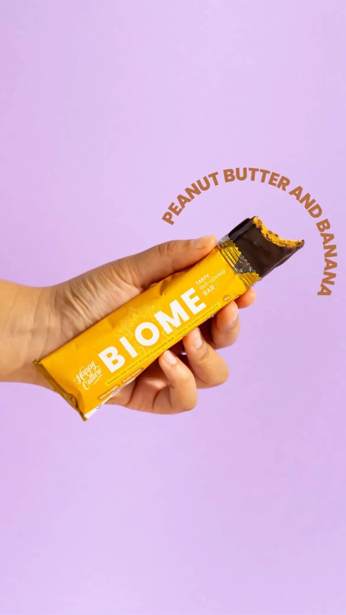 BIOME BARS 50g- Banana & Peanut Butter