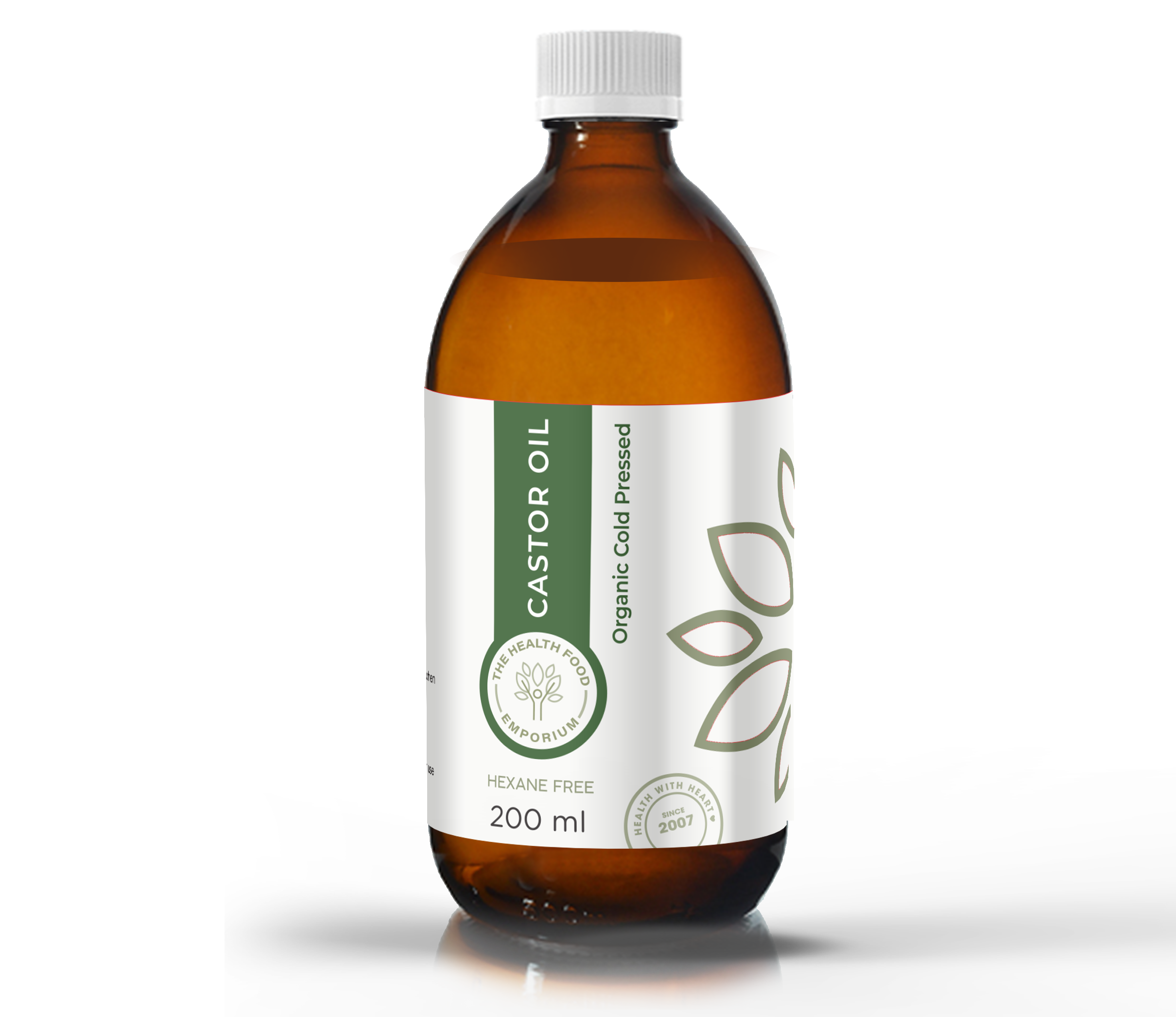 Castor Oil 200ml | Organic Cold Pressed
