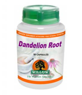 Willow Wellness - Dandelion Root  (50 caps)