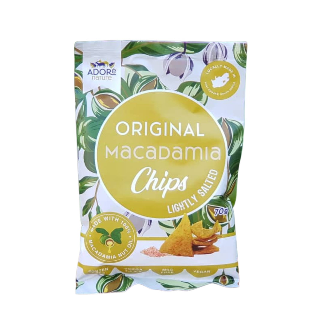 Macadamia nut chips