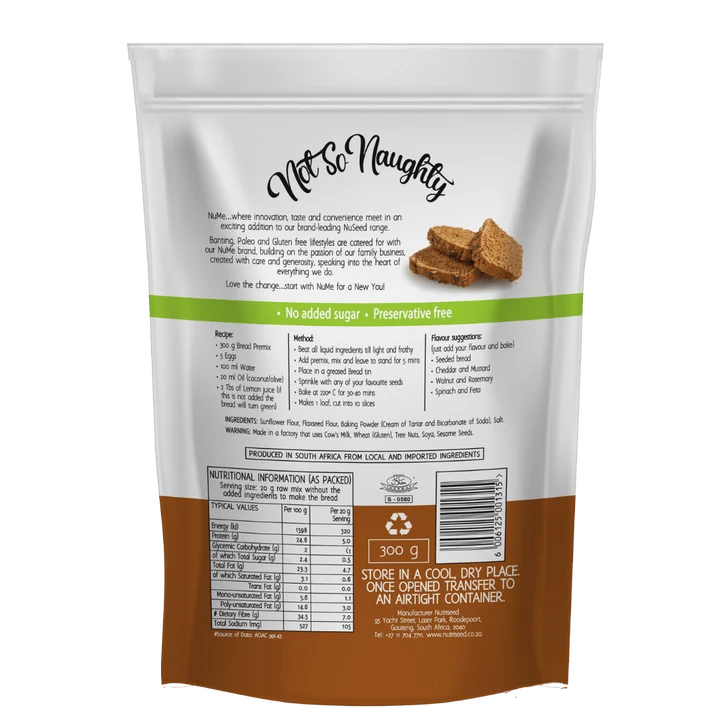 NuMe Bread Mix