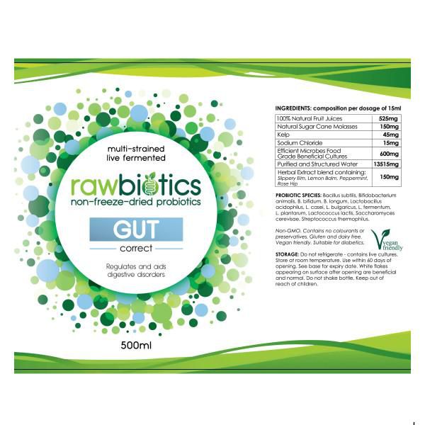 Rawbiotics - Gut 500ml