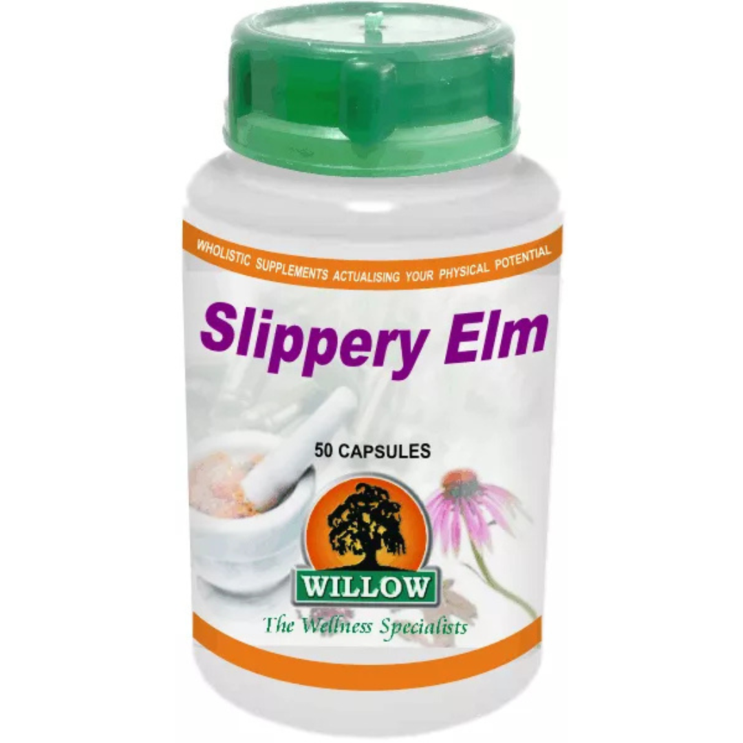 Willow Wellness -Slippery Elm 50% (50 cap)