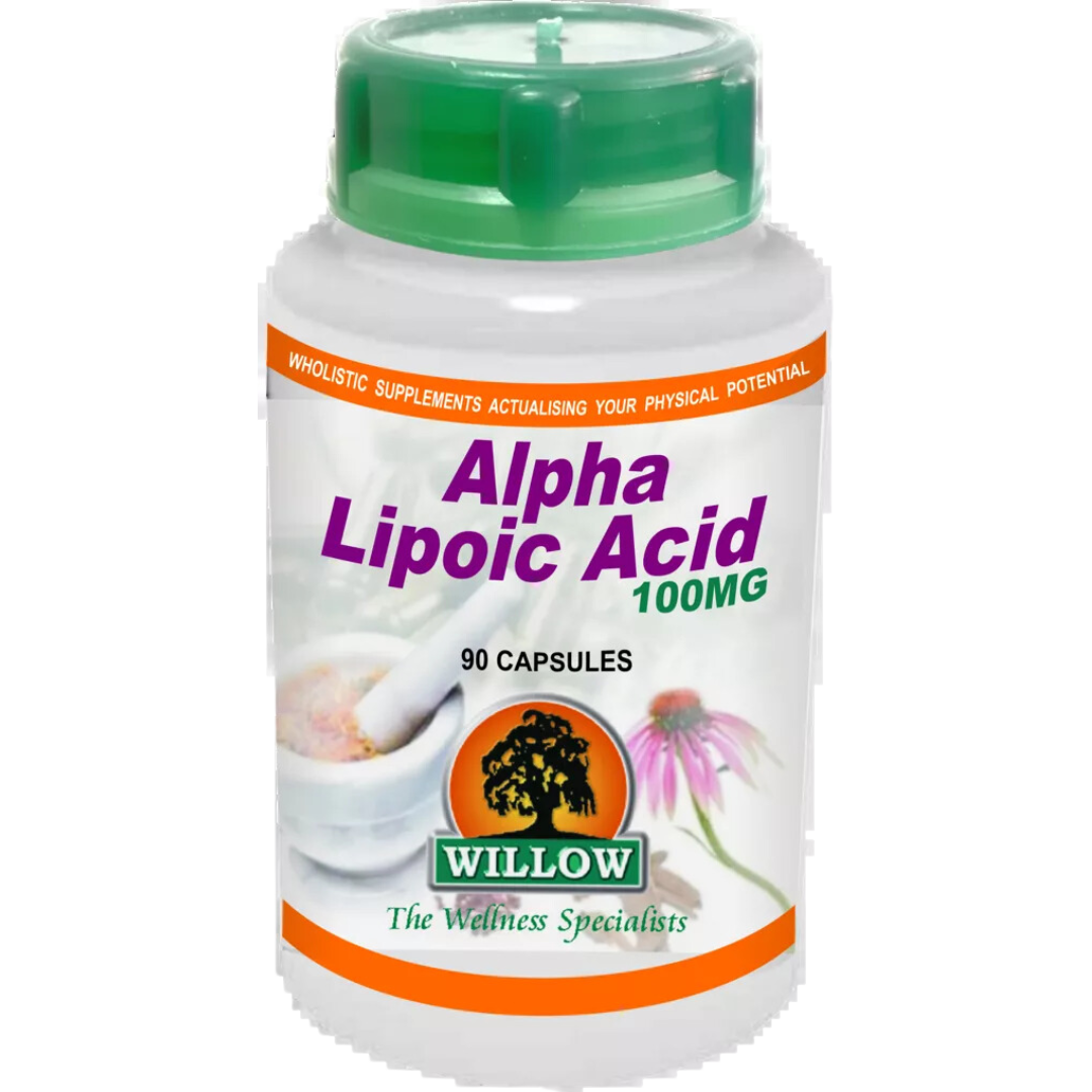 Willow Wellness - Alpha Lipoic Acid (100mg) 90 caps