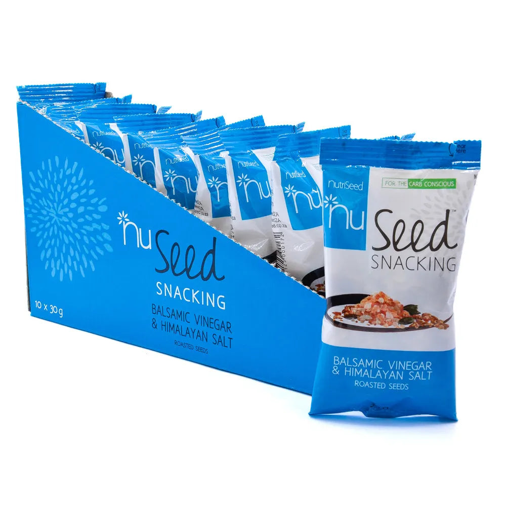 NuSeed Himalayan Salt & Balsamic Vinegar Roasted Seeds - Dispenser Pack
