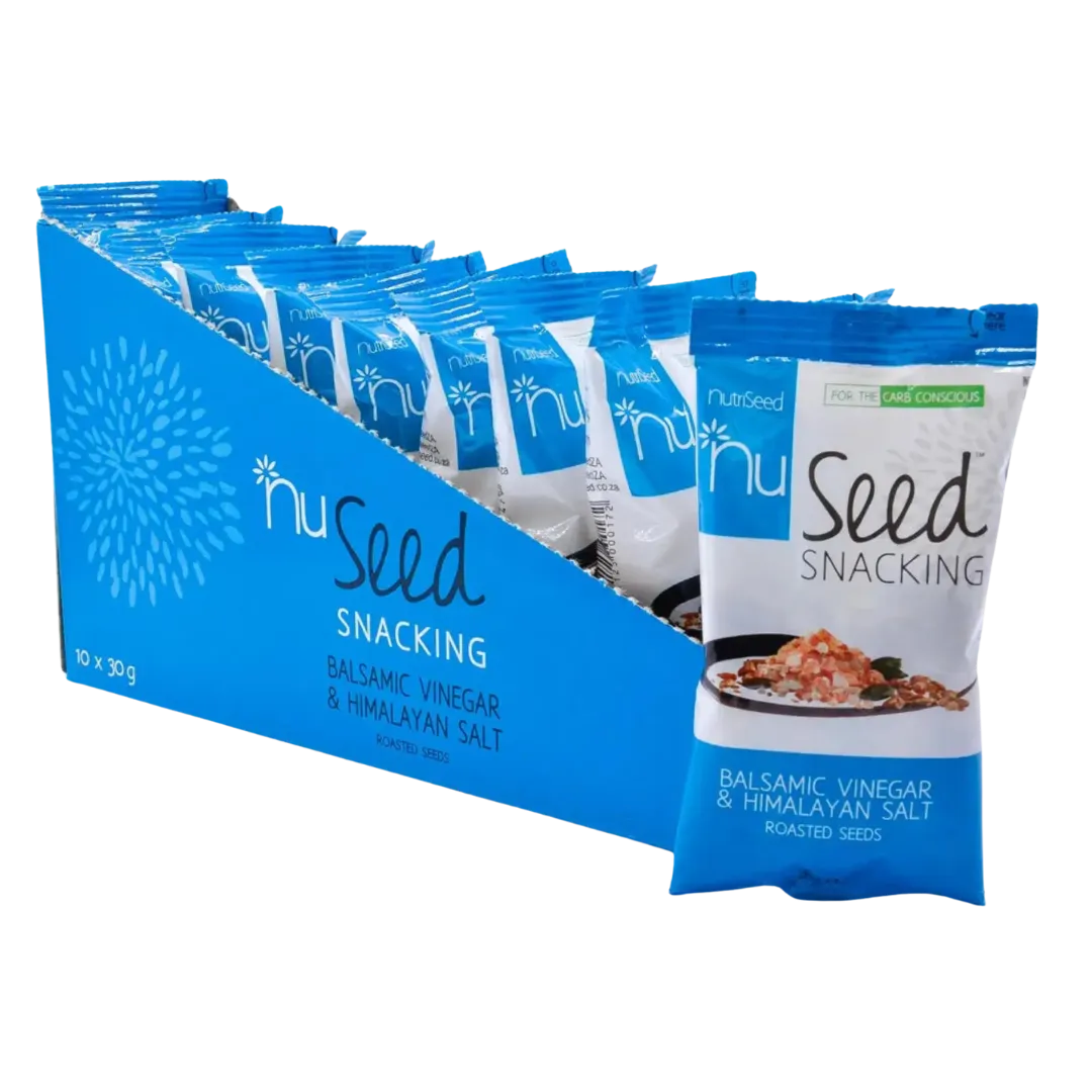 NuSeed Himalayan Salt & Balsamic Vinegar Roasted Seeds - Dispenser Pack