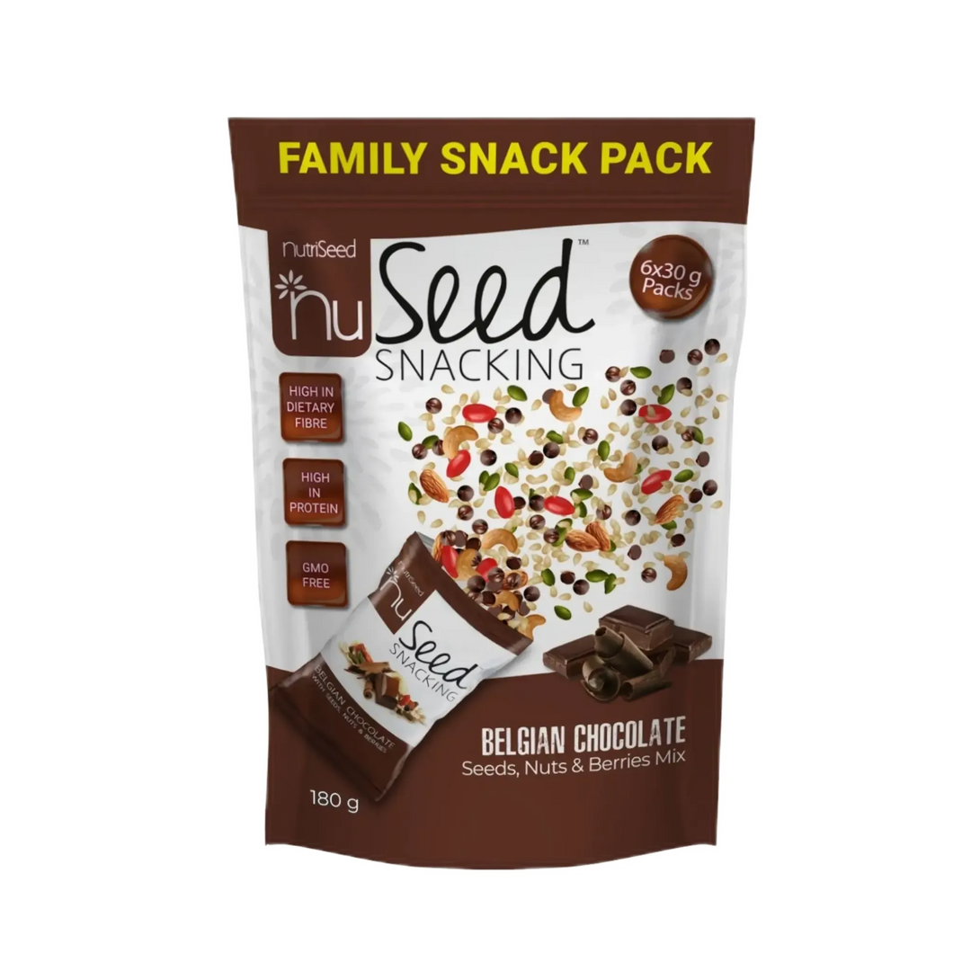 NuSeed Belgian Dark Chocolate - Family Pack