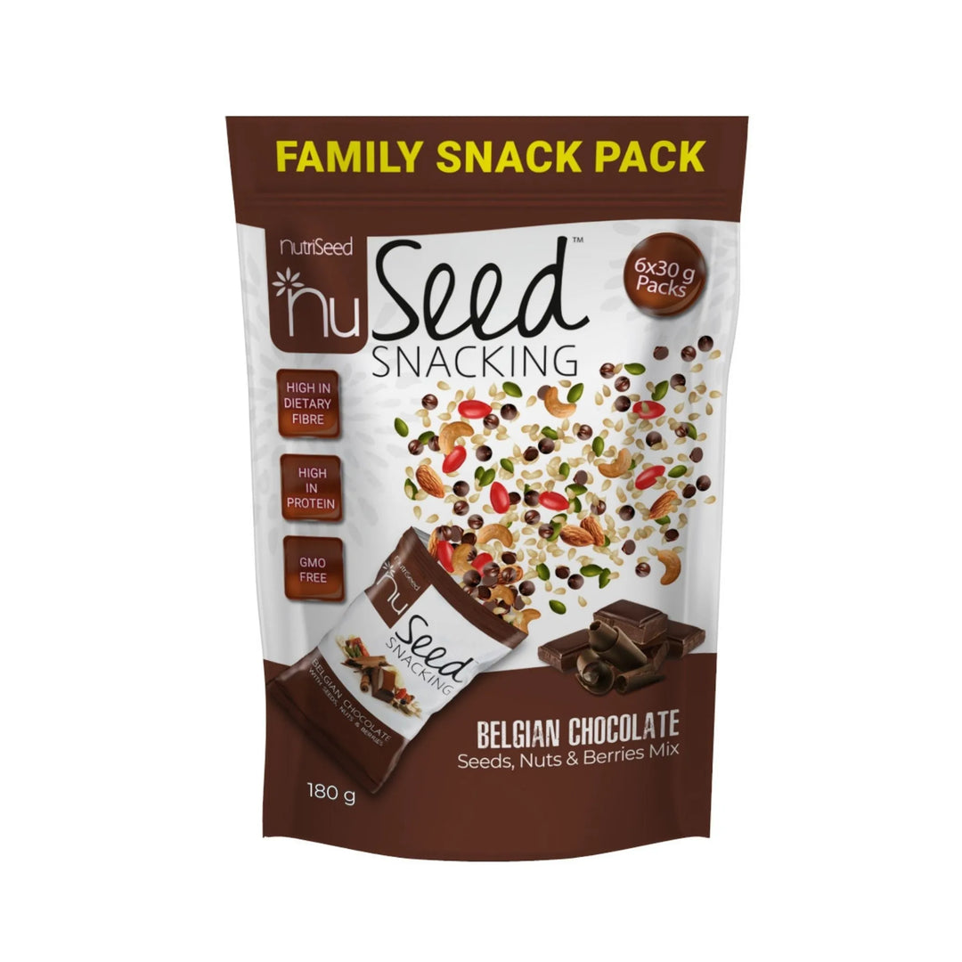 NuSeed Belgian Dark Chocolate - Family Pack